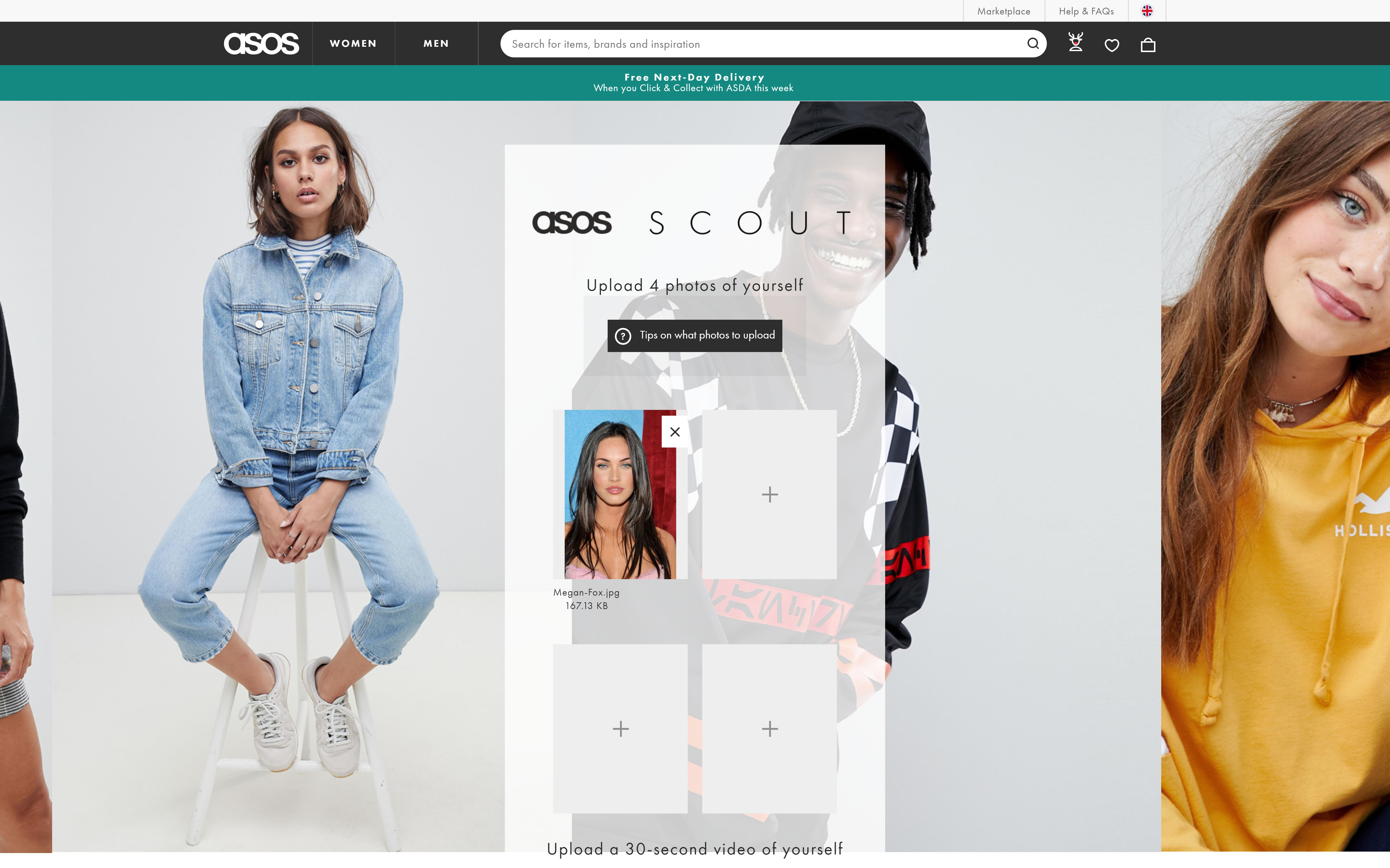 Asos Model Scout Useful Digital